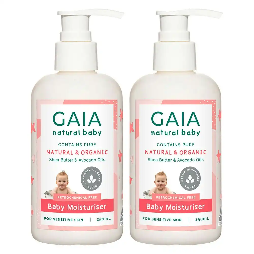 Gaia 500ml Pure/Natural/Organic Moisturiser Baby/Kids/Toddlers Vegan Friendly
