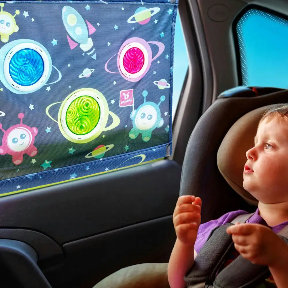 Benbat Bubble Dreams Extra Large Baby 0m+ Sunshade Car Seat Window Shield Cover