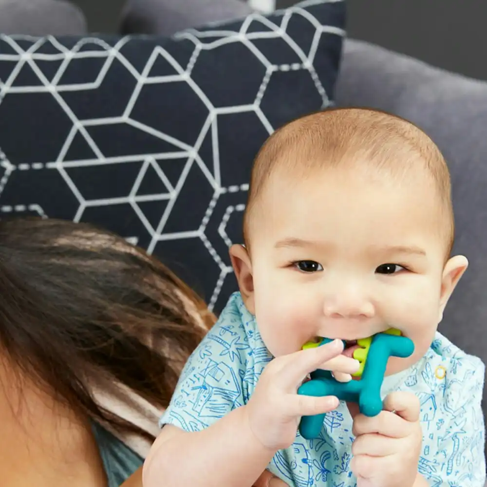 2PK Boon Growl Silicone BPA Free Teether Baby/Newborn Teething Toys Dragon 0m+