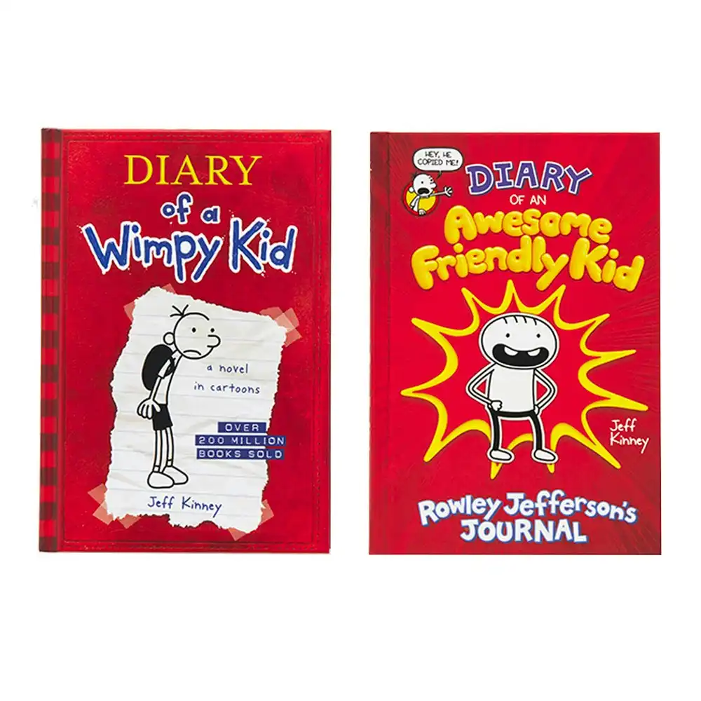 Diary Of A Wimpy Kid Jeff Kinney Paperback Story Kids Book Best Friends Box Set