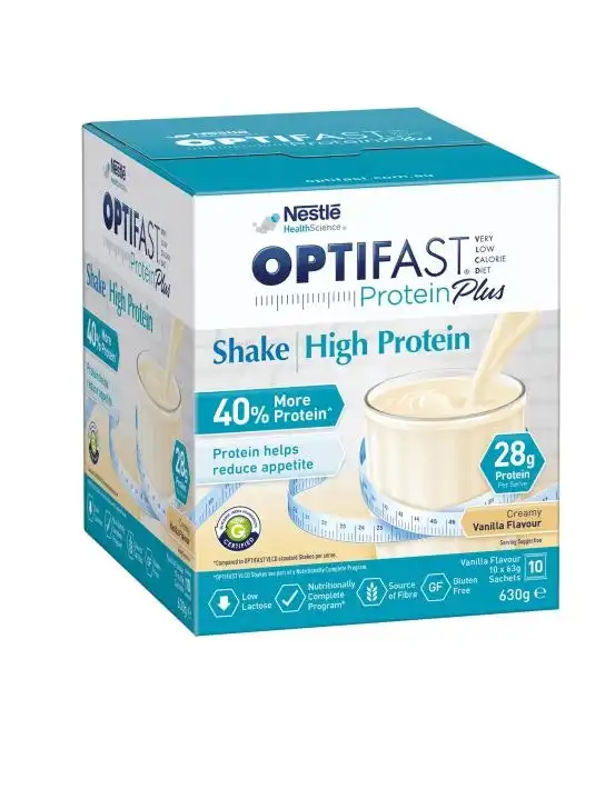 OPTIFAST Protein Plus Shake Vanilla 63g x 10 Sachets