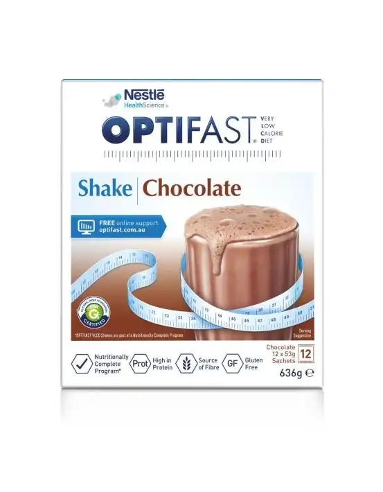 OPTIFAST VLCD Shake Chocolate 12 x 53g