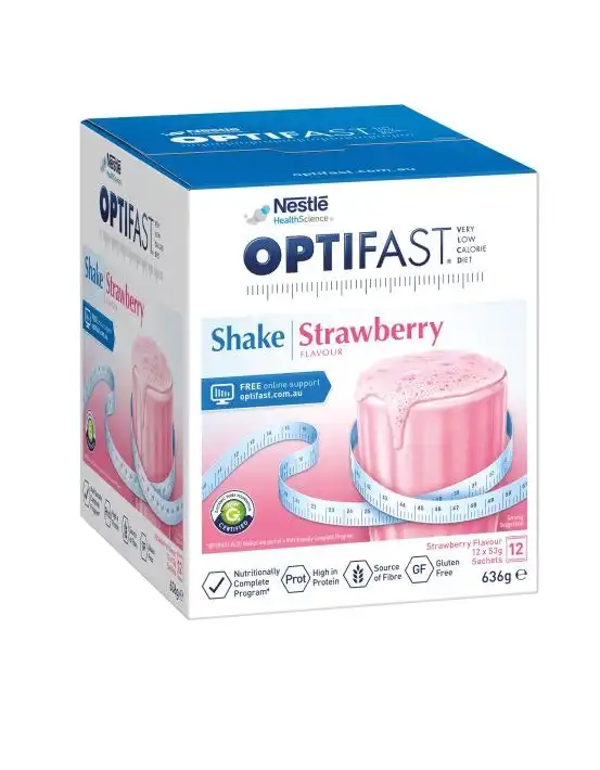 OPTIFAST VLCD Shake Strawberry 12 x 53g