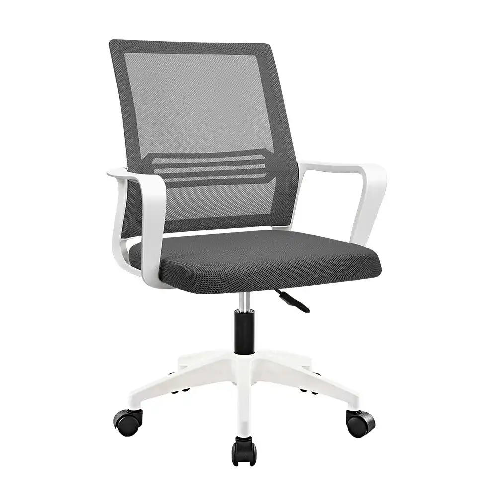 Furb Office Chair Computer Mesh Executive Chairs Study Work Lifting Seat White Dark Grey