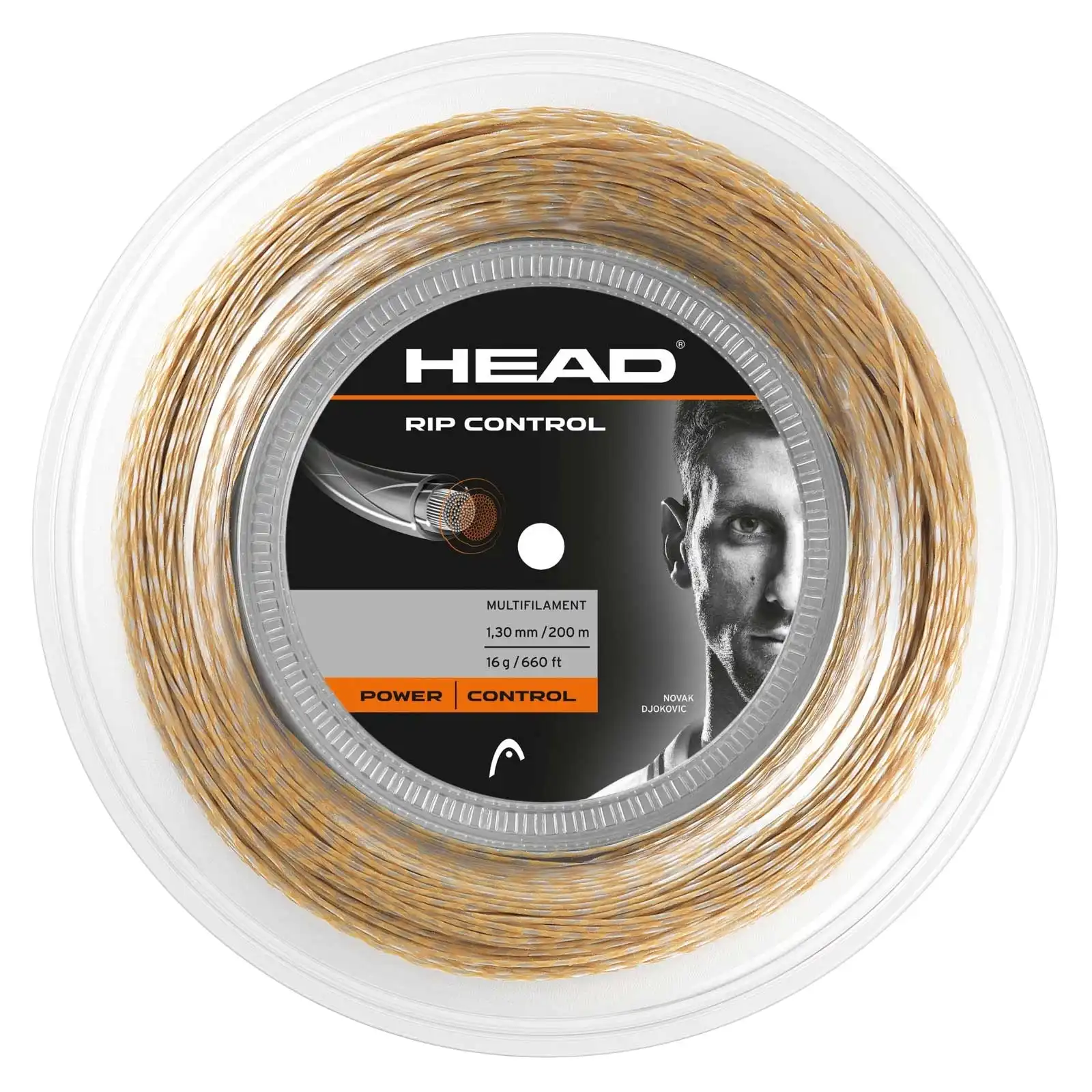Head Rip Control 16g Tennis String Reel 200m 1.30mm Power Control