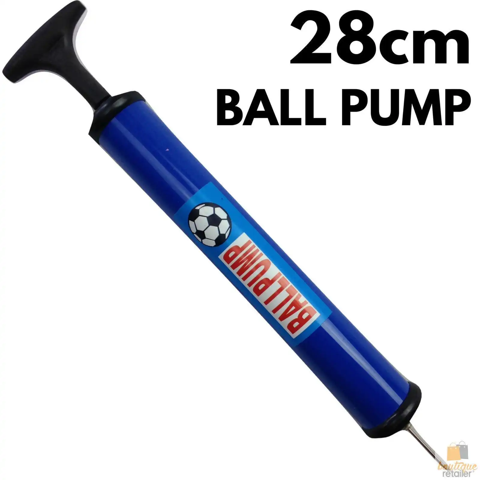 BALL PUMP Air Inflator Soccer Basketball Football Needle Fitness Portable