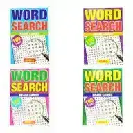 [4pce] A5 Word Search Book - - 160 Pages Book 5-8 (21 X 14.5cm)