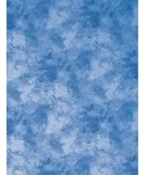 ProMaster Backdrop Cotton 10'x20' Cloud Dyed - Medium Blue