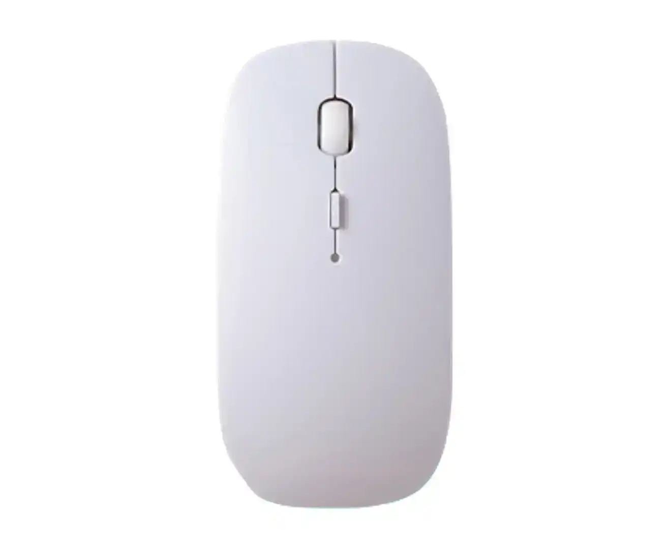 Dual Mode Bluetooth + 2.4GHz Wireless Mouse Standalone for Tablets, Smartphones, PCs, White