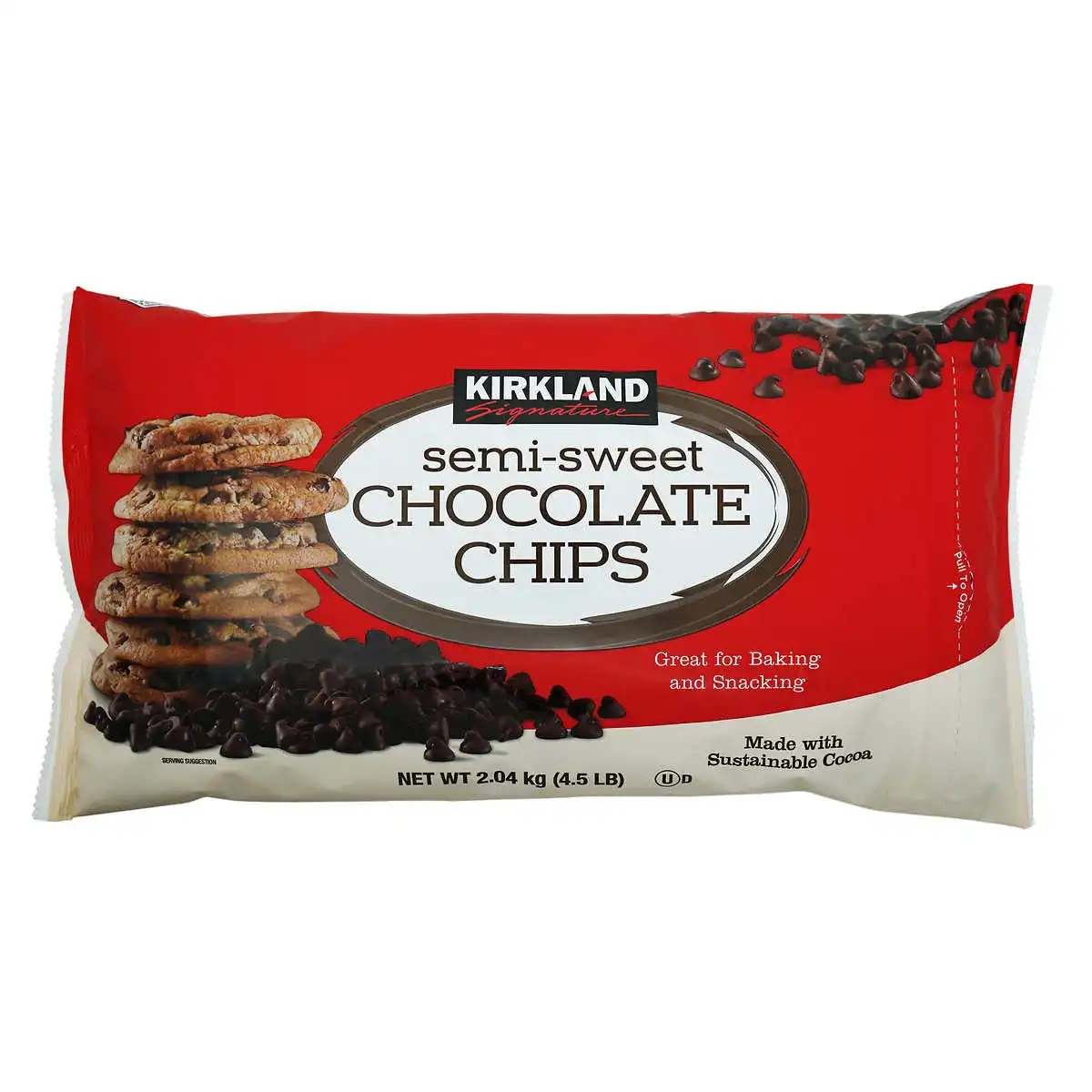 Kirkland Signature Semi Sweet Chocolate Chips 2kg
