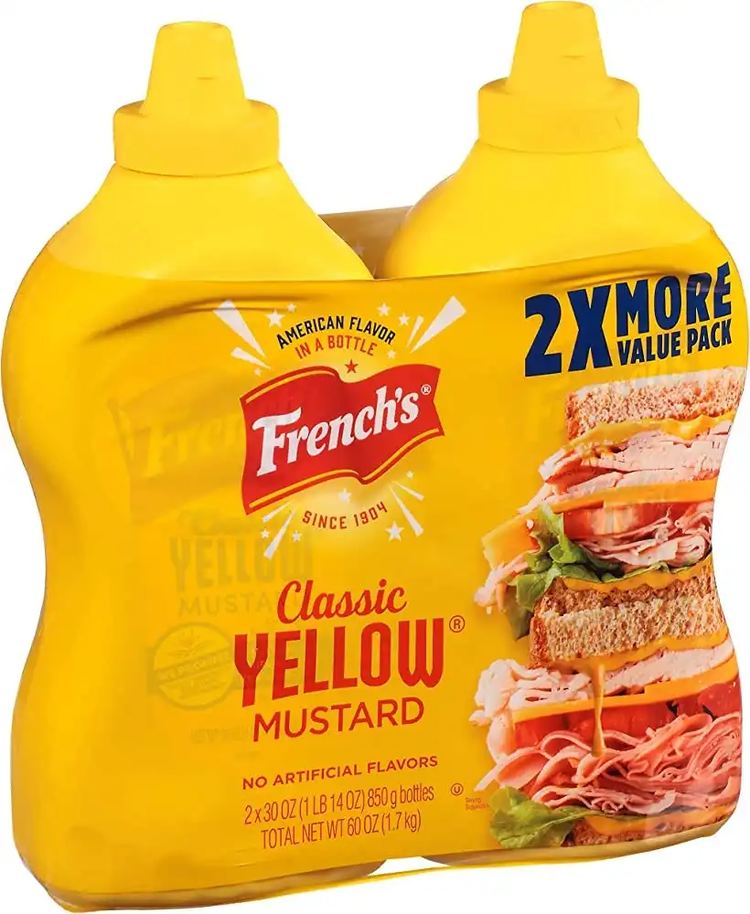 French's Mustard Classic Yellow 850g x 2