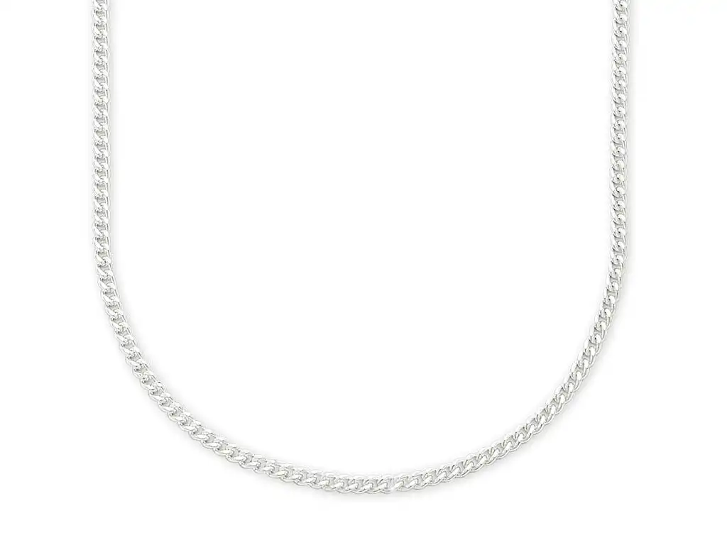 Sterling Silver 40cm Curb Chain
