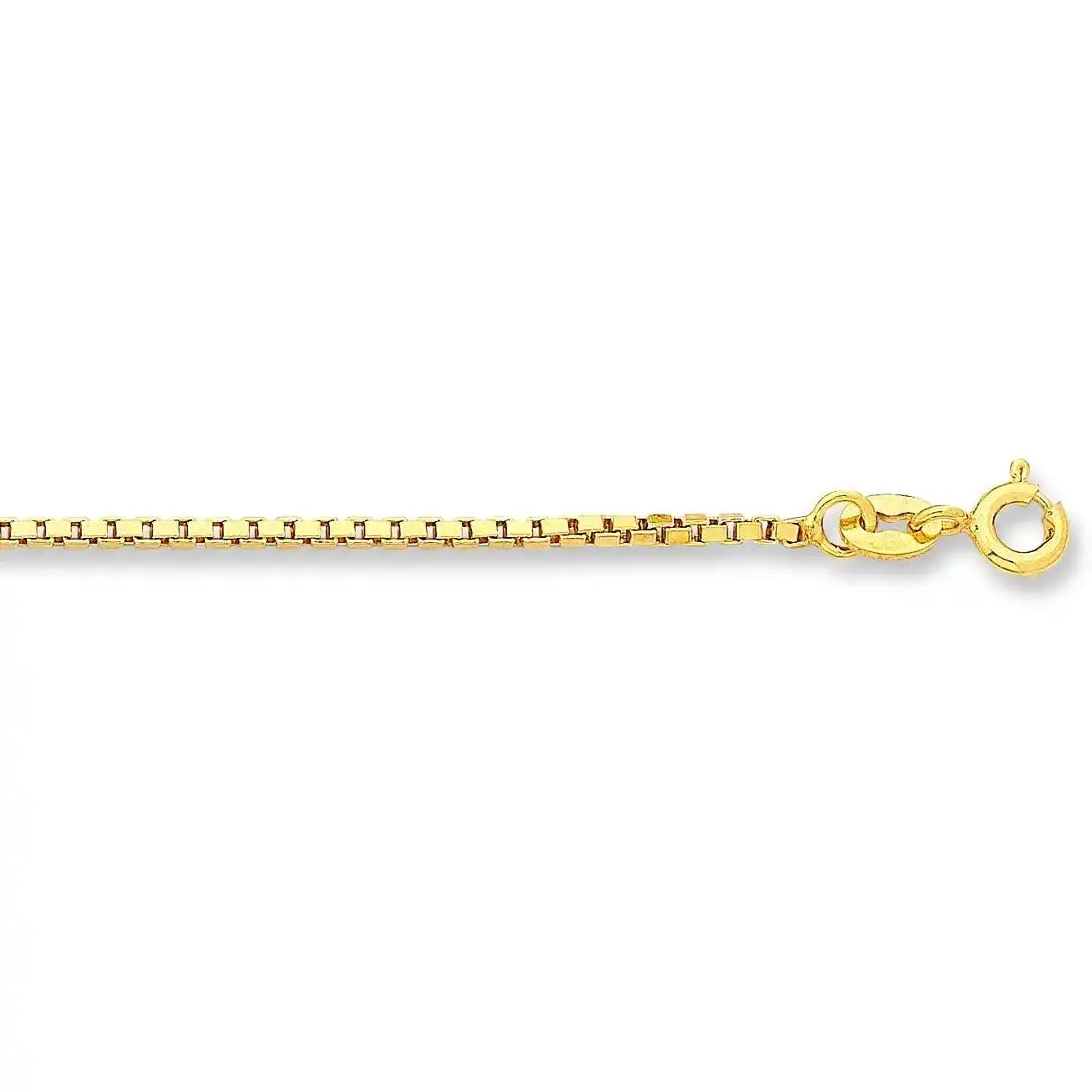 9ct Yellow Gold Silver Infused Necklace