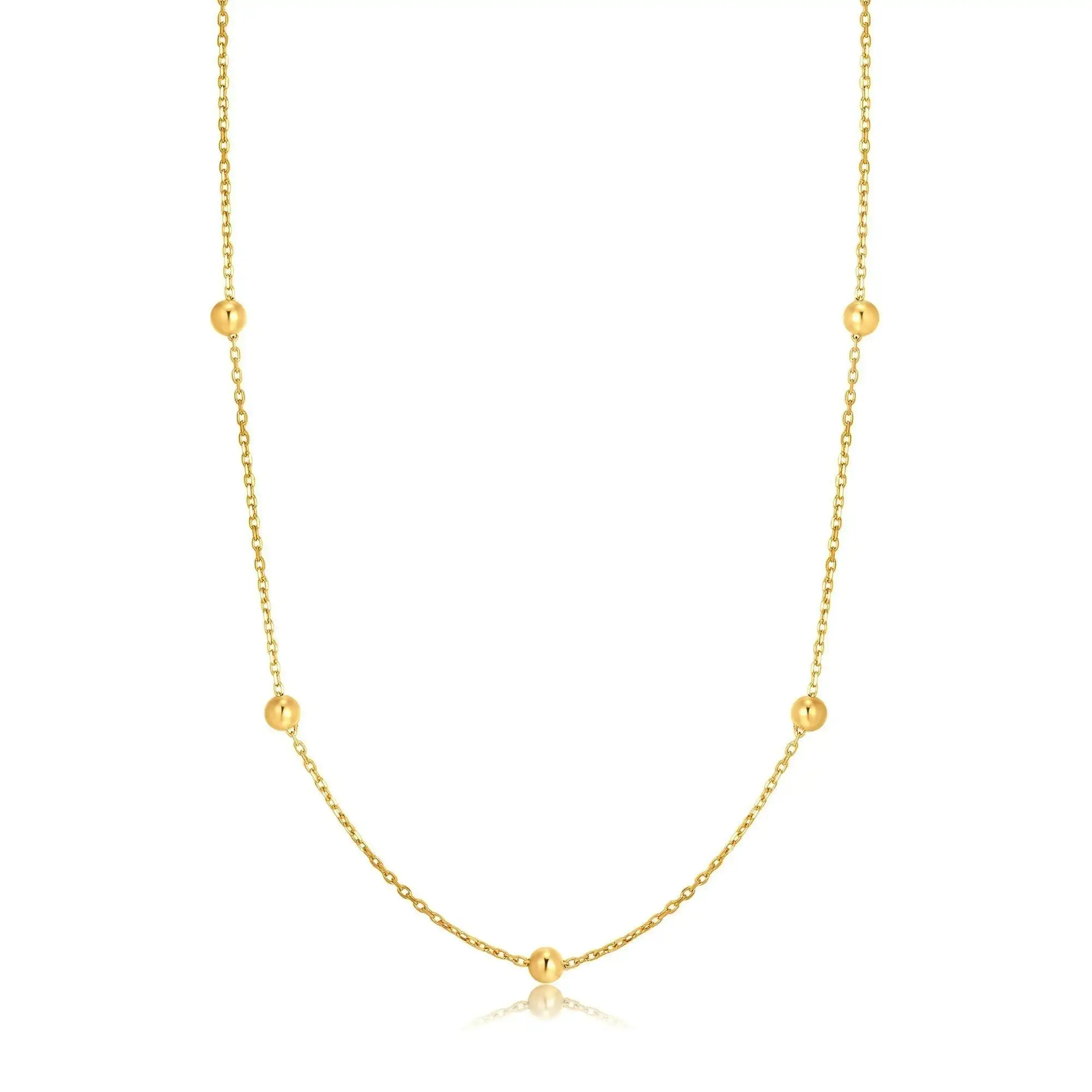 Ania Haie 14kt Gold Beaded Necklace