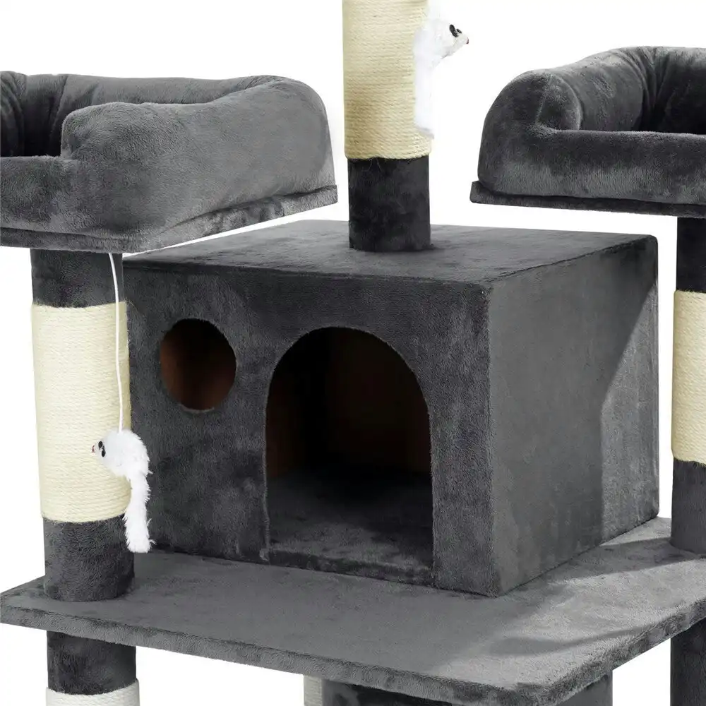 Paws & Claws 170x60cm Catsby Kensington Cat/Kitten/Pets House/Scratching Post