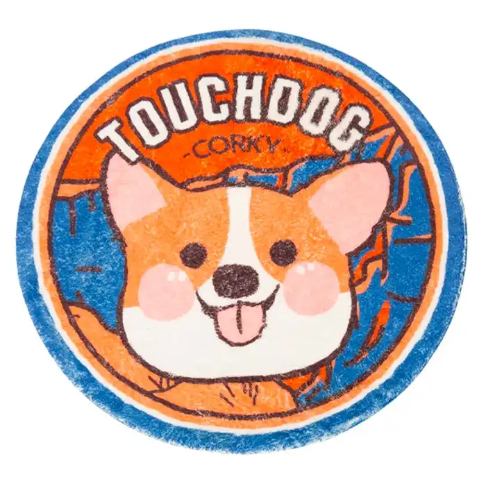 Touchdog 70cm Gripped Indoor Round Pet/Cat/Dog Resting Soft Sleep Mat/Pad Corgi