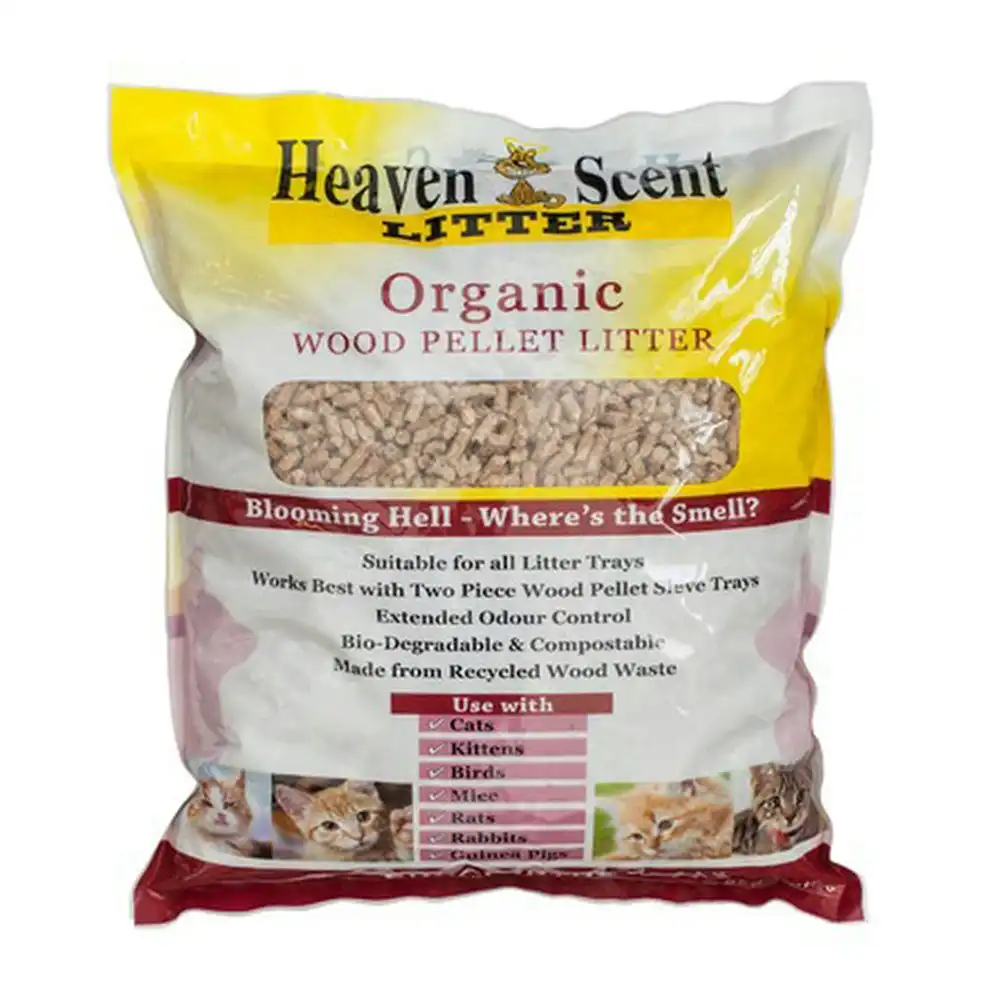 Heaven Scent 5kg Organic Biodegradable Wood Litter Pet Cat/Kittens/Bird Pellet