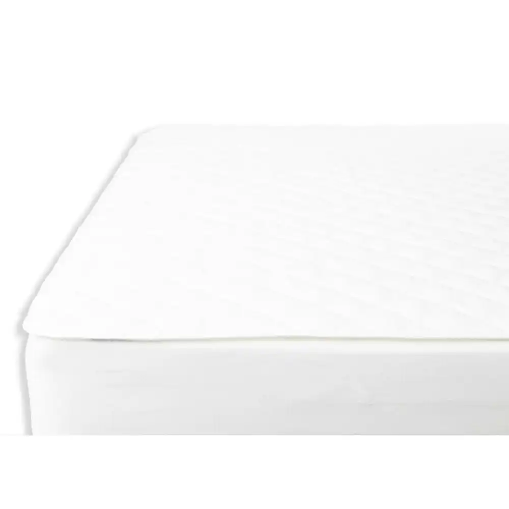 Sheraton Luxury Comfort Quilted Fitted Mattress Protector for Single Bed White