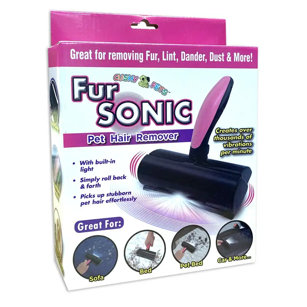 Cushy Pets Fur Sonic Pet/Dog/Cat Hair/Lint/Fur Cleaning Remover/Roller