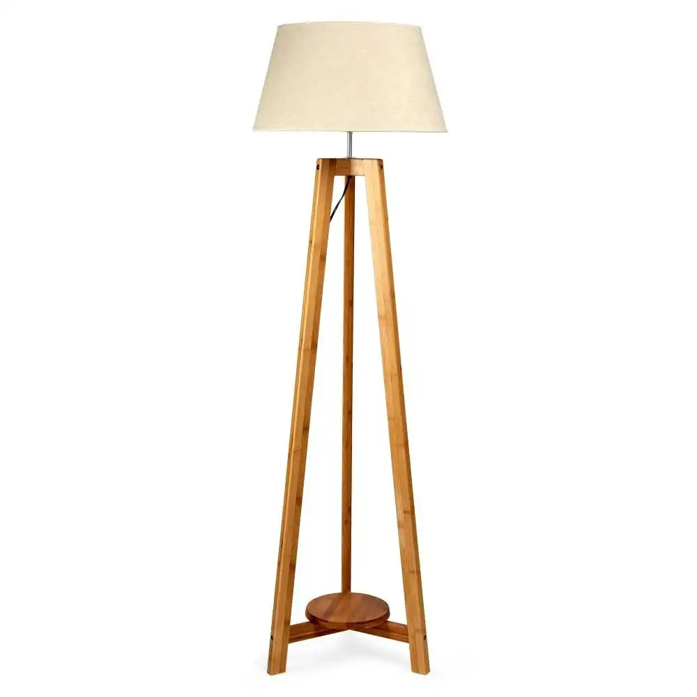 New Oriental Diogo Classic Tripod Floor Lamp - Natural