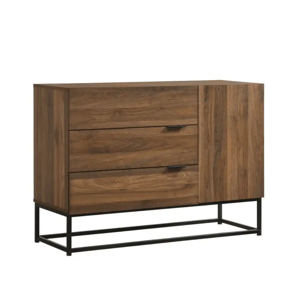 Allison Sideboard Buffet Unit Storage Cabinet W/ 3-Drawers - Walnut
