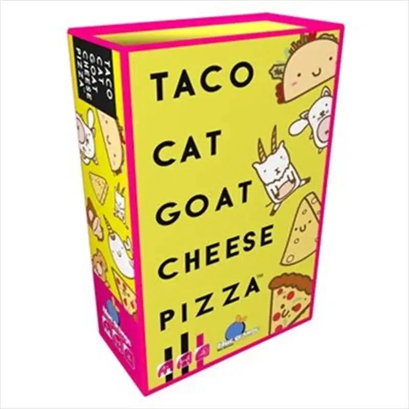 Taco Cat Goat Cheese Pizza-Card Game