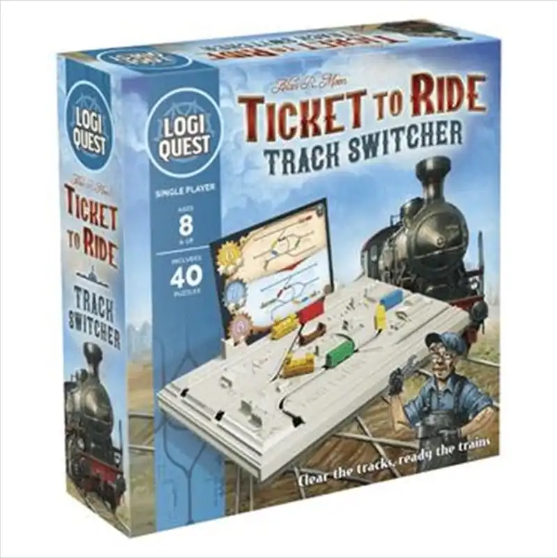 Track Switcher Logic Puzzle-Board Game: Ticket To Ride