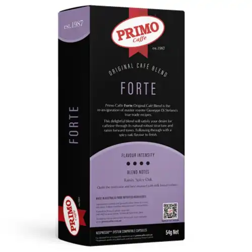 6x10pc Primo Caffe Forte 54g Coffee Capsules/Pod Compatible w/Nespresso Machine
