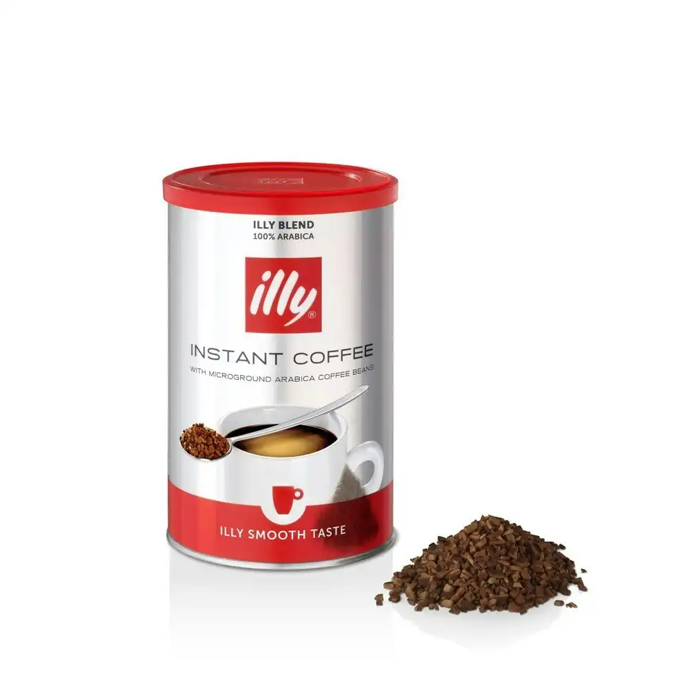 3x Illy Blend 95g Instant Smooth Arabica Coffee Sweet/Classic Roast Hot Drink