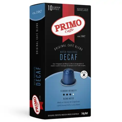 6x10pc Primo Caffe Decaf 54g Coffee Capsules/Pod Compatible w/Nespresso Machine