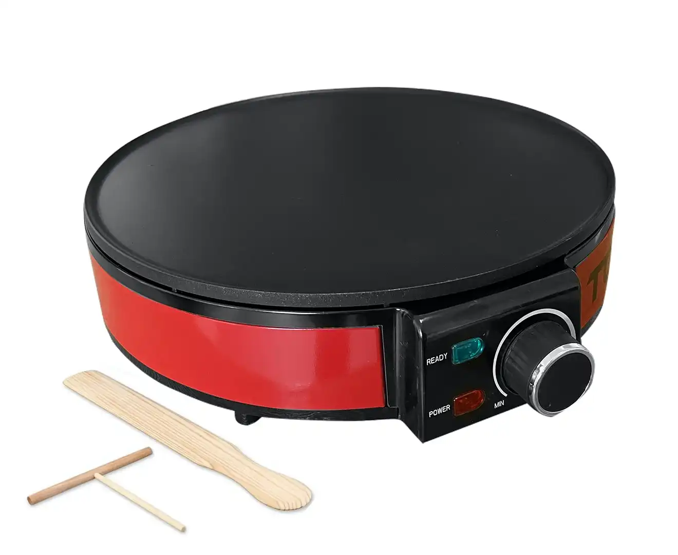 TODO 1400W Electric Crepe Maker Non-Stick Pancake Skillet Griddle Grill Omelette Plate Pan