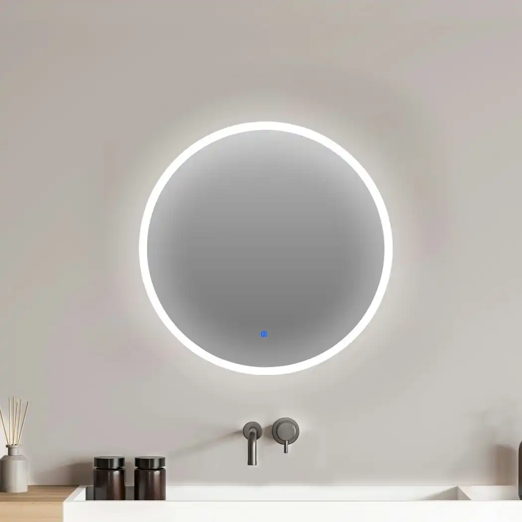 Emitto Makeup Mirror LED Light Bathroom Wall Mirrors Anti-fog Clear Vanity 50cm