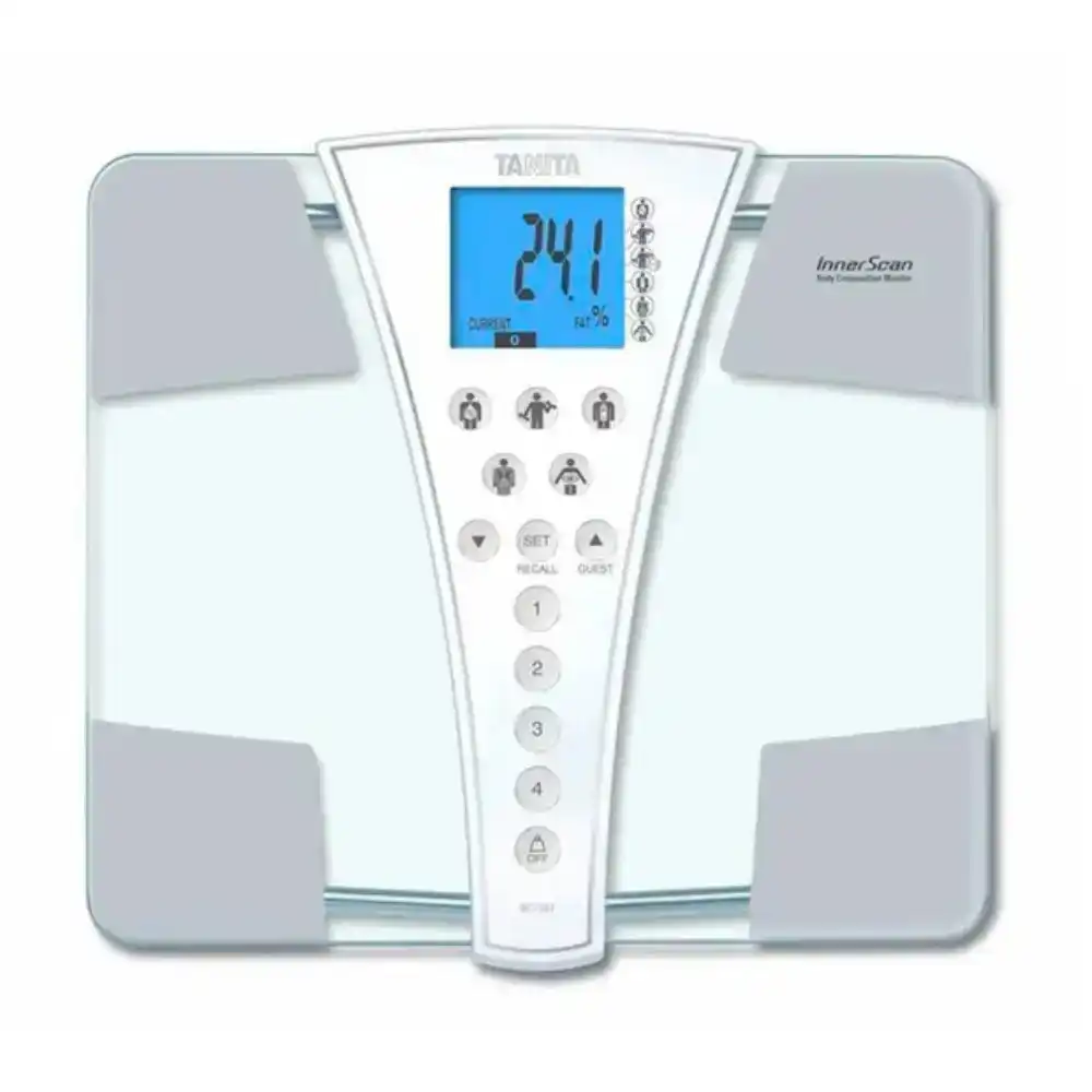 Tanita Digital 200kg Innerscan Body Composition Weight Scale Lcd Display Bc 587