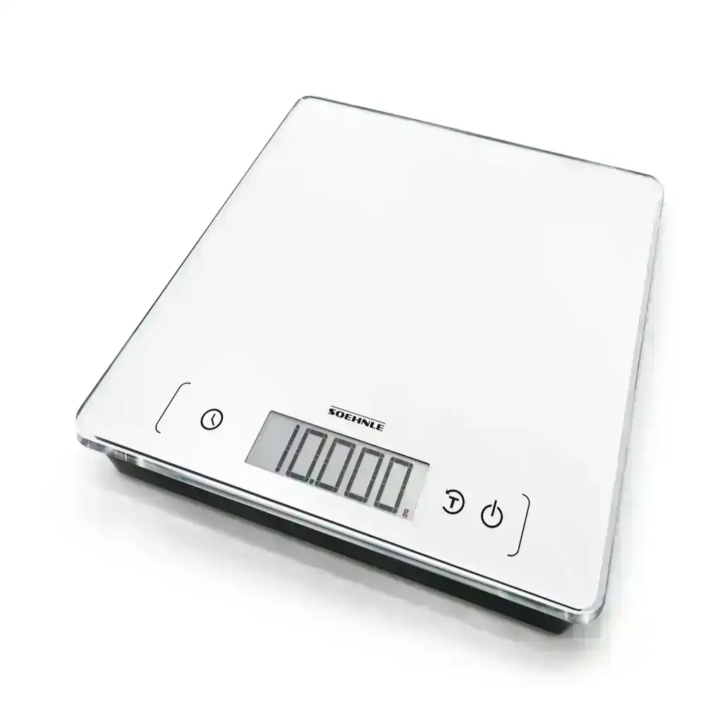 Soehnle Page Comfort 400 Digital Kitchen Scale White | 10kg Capacity 61505