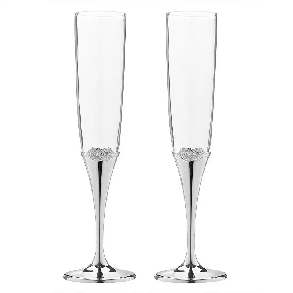 Vera Wang By Wedgwood Infinity Toasting Champagne Flute 2pc Set 175ml Set Of 2