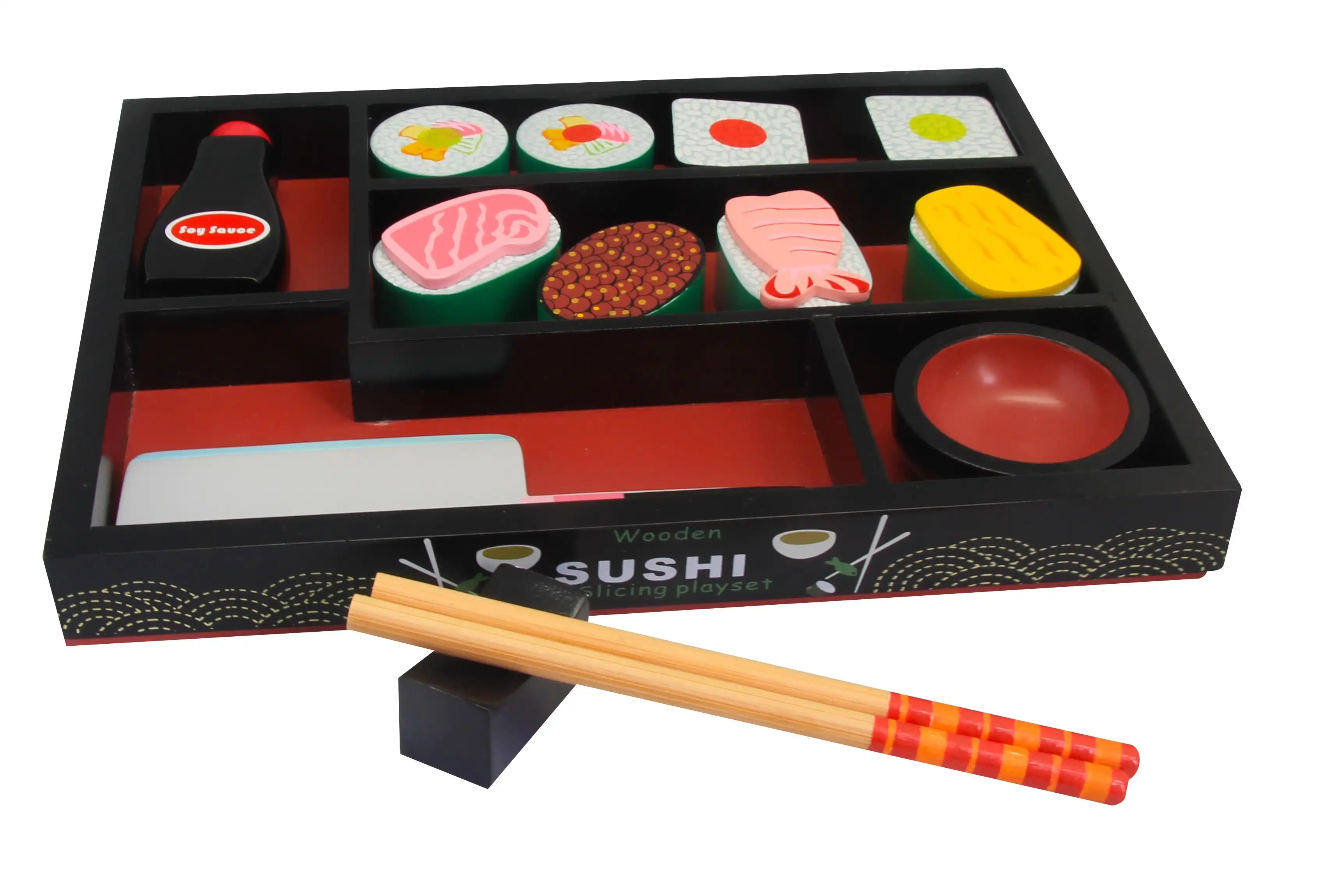 Wonder Co Wooden Sushi Bento Box