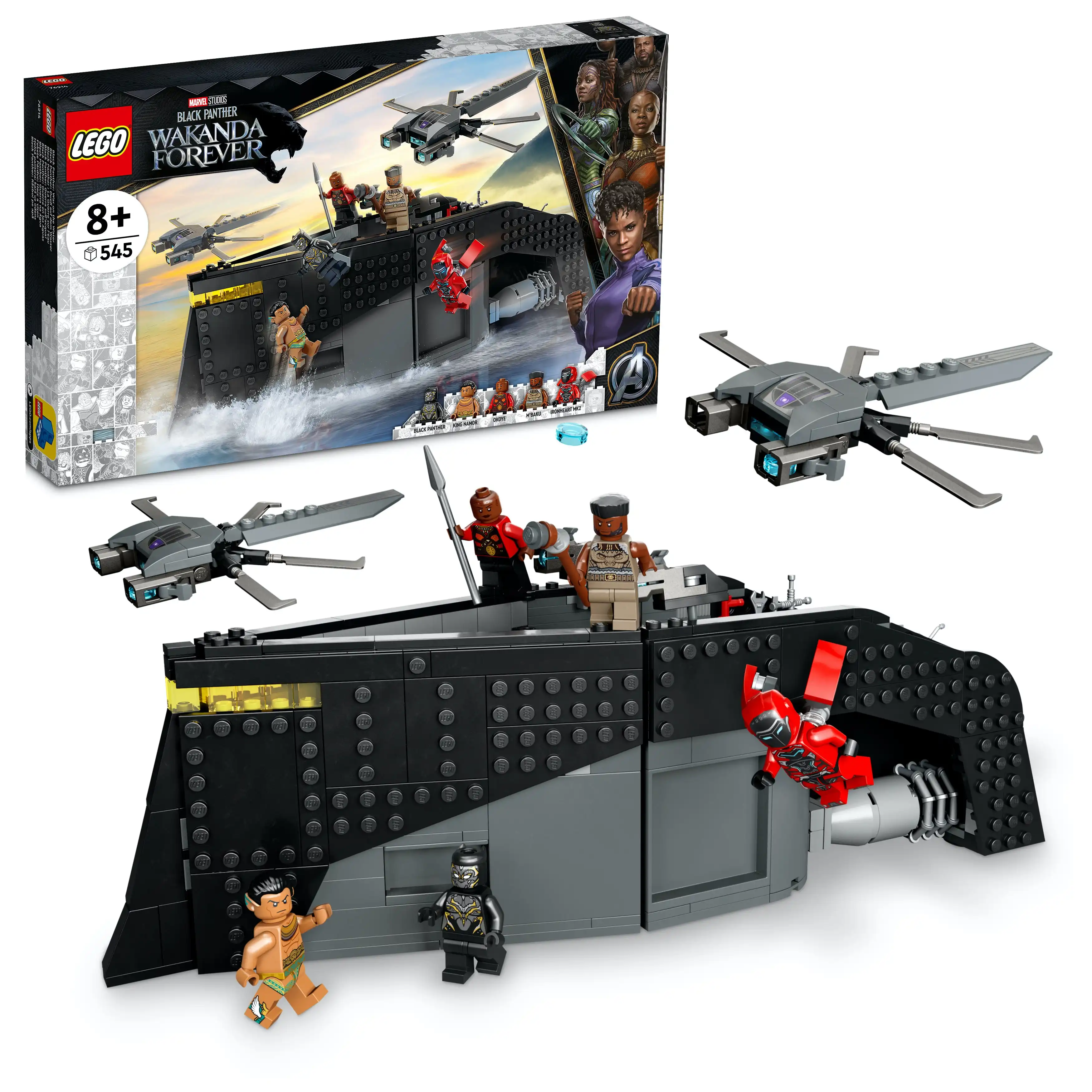 LEGO Black Panther: War on the Water 76214