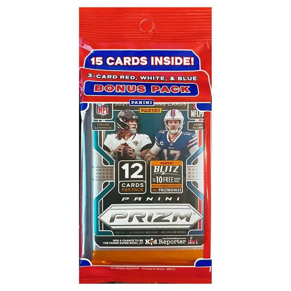 Panini 2021 NFL Prizm Football Multi Pack Booster Pack
