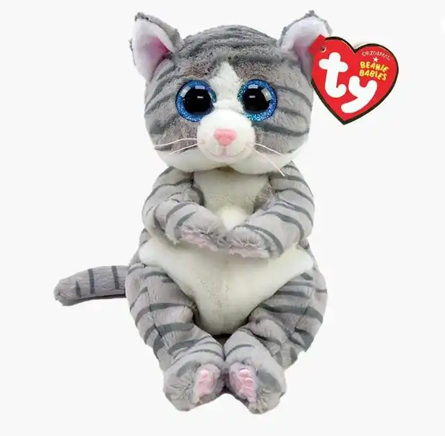 Ty Beanie Mitzi - Gray Cat