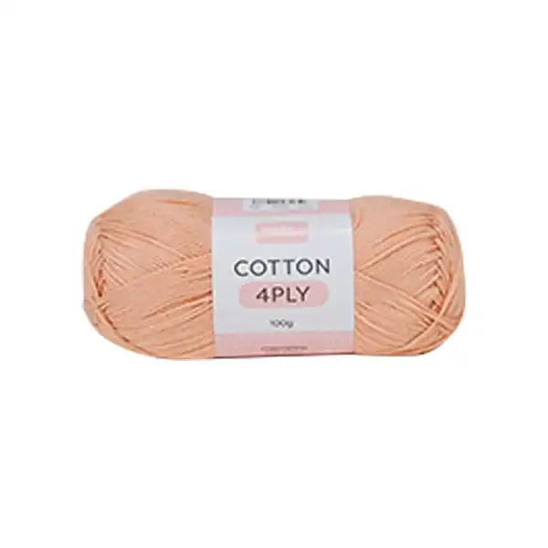 Makr Cotton 4ply Crochet & Knitting Yarn, 100g Cotton Yarn