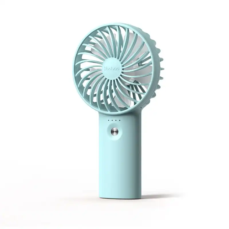 Yoobao Rechargeable 2 in1 Portable USB High Capacity Mini Fan & Power Bank- Blue