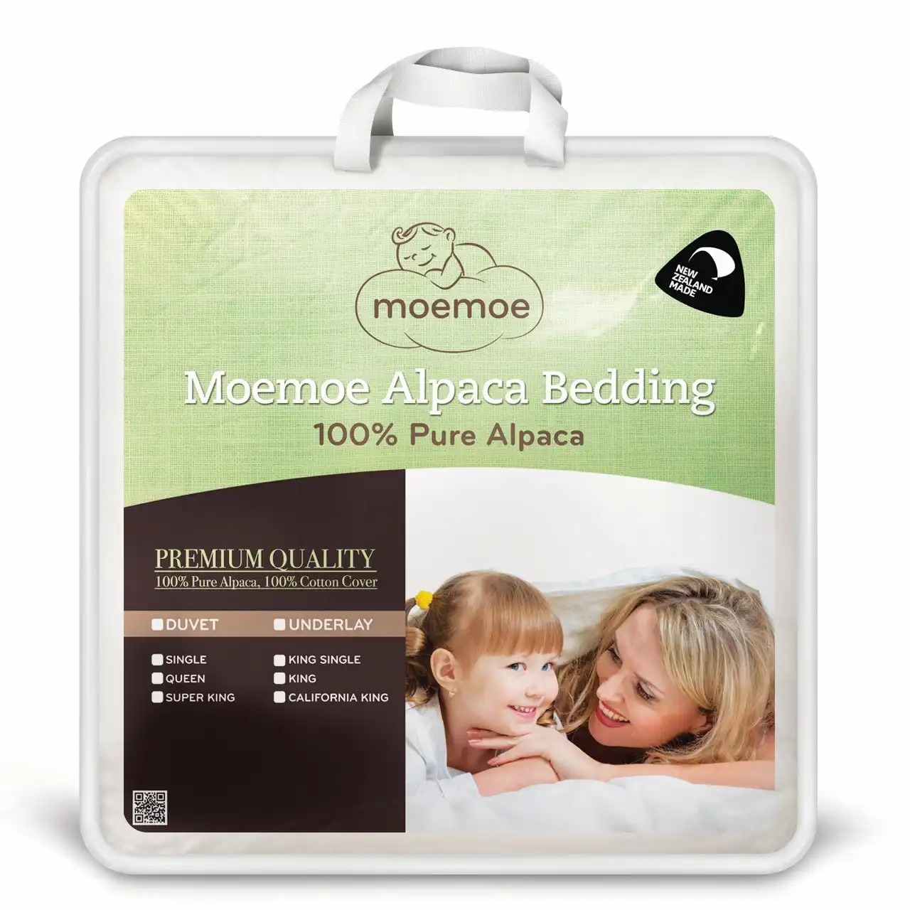 Moemoe 100% Pure Alpaca Duvet Inner - 450gsm Queen