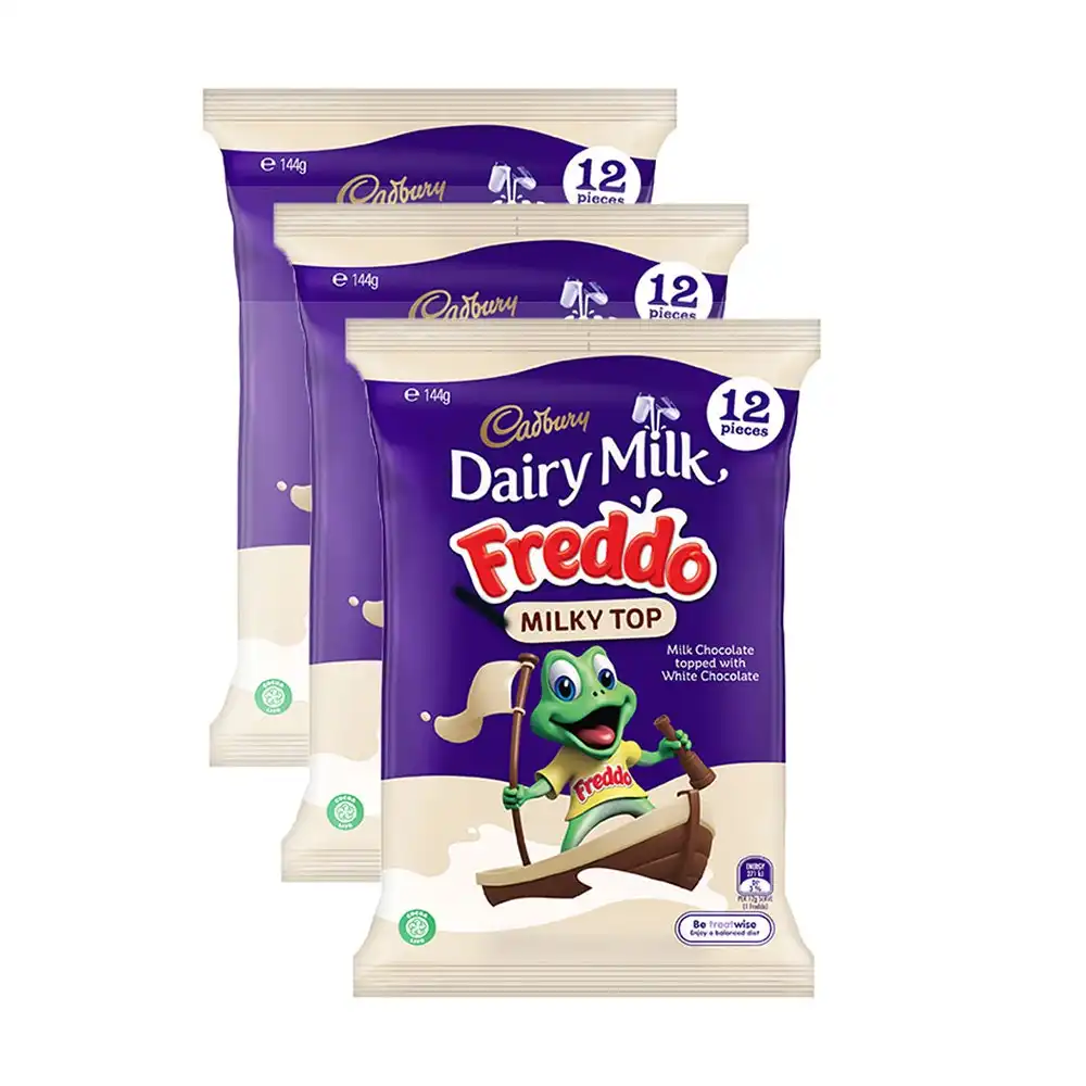 36pc Cadbury 432g Dairy Milk Chocolate Milky Top Freddo Share Pack Choco Sweets