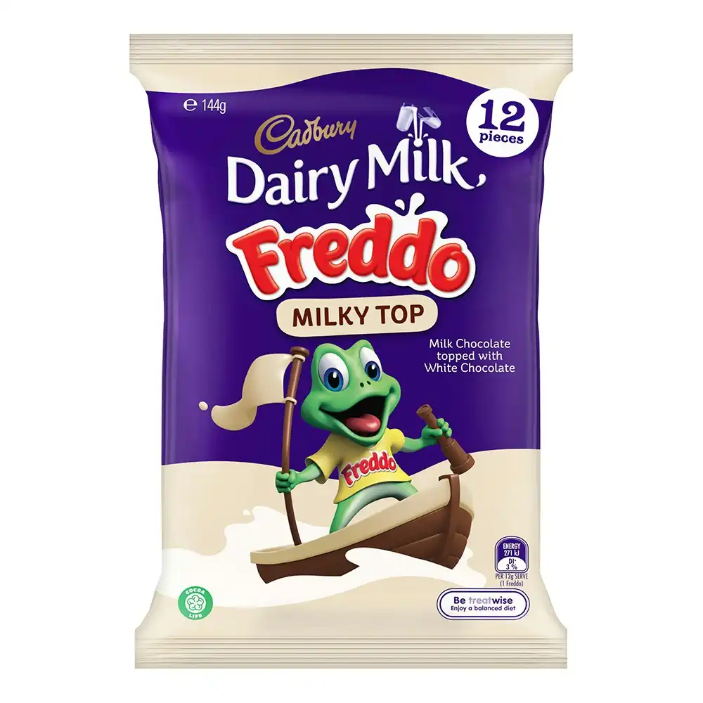 36pc Cadbury 432g Dairy Milk Chocolate Milky Top Freddo Share Pack Choco Sweets