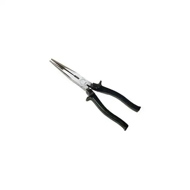 Medalist 200mm Long Nose Pliers Tool w/ In-Built Cutter/Insulated Grips Black
