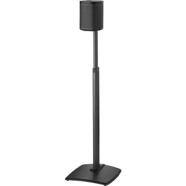 Sanus WSSA1B2 Height Adjustable Stand for Sonos One Speaker/Play:1/Play:3 Black