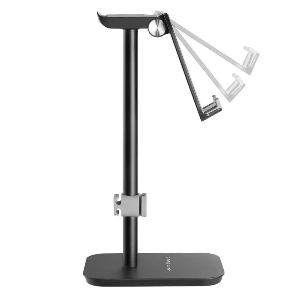 mBeat Aluminium Headset Stand 2-in-1 Phone/Tablet/Headphone Stand With Tilt