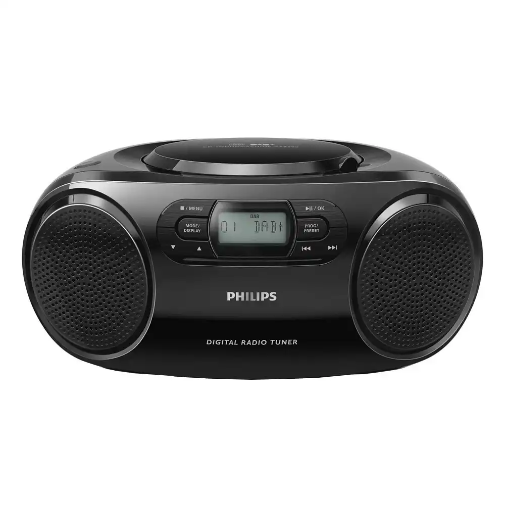 Philips Soundmachine BoomBox CD/FM/DAB Radio Portable Music Player/Stereo Black