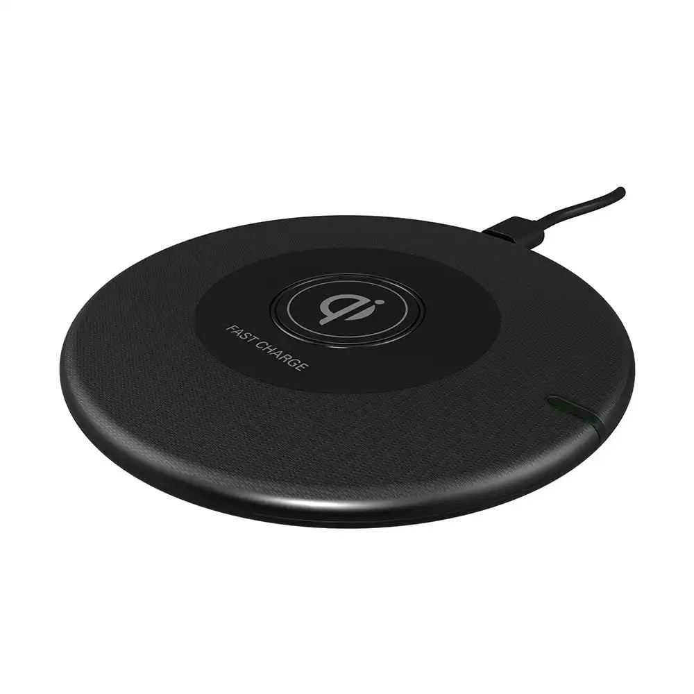 Cleanskin 10W Qi Wireless Charge Pad/Mat Phone Charger Black