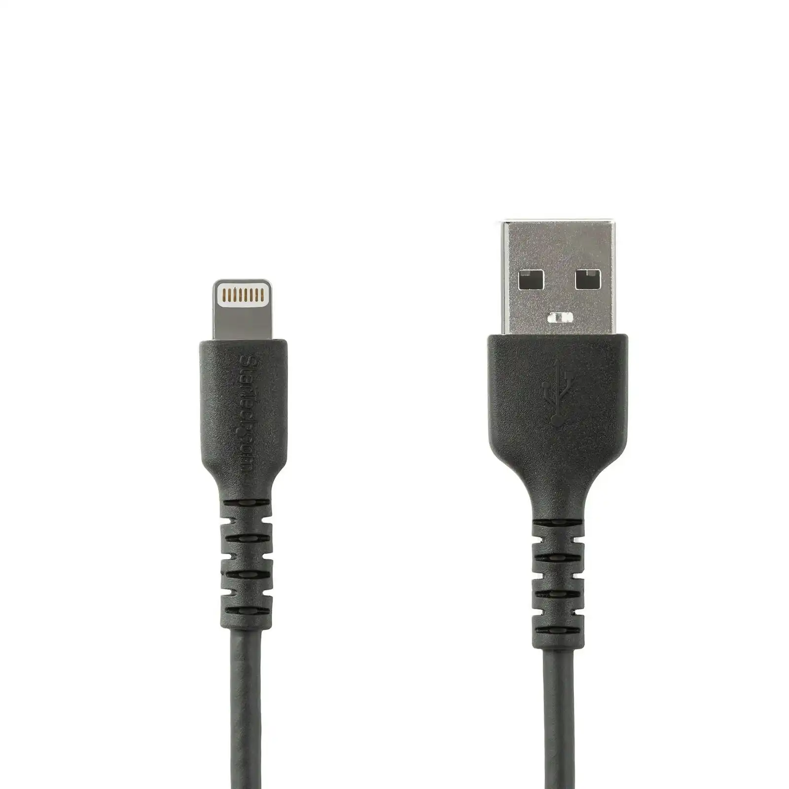 Star Tech 1m Slim Lightning To USB Charger/Sync Cable For iPhone/iPod/iPad BLK